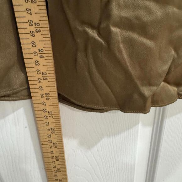 NWT J.Crew Collection Astrid wide-leg pull-on pant luster crepe Earth Brown‎ 10 - Picture 8 of 12